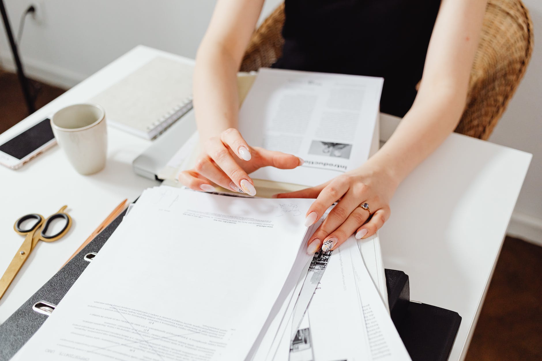 close up photo of person doing paperwork